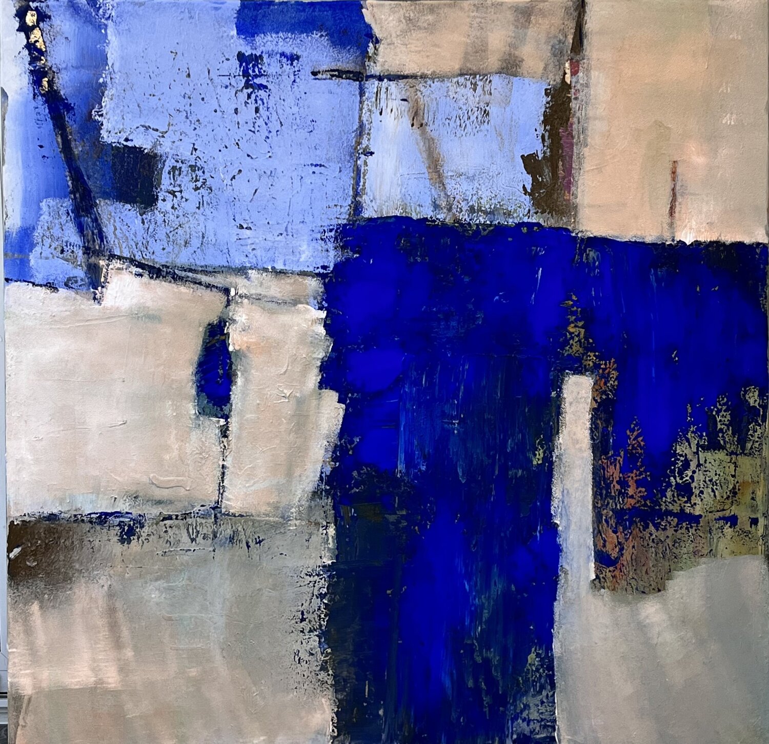 Blue abstract 2 Marie Rouach