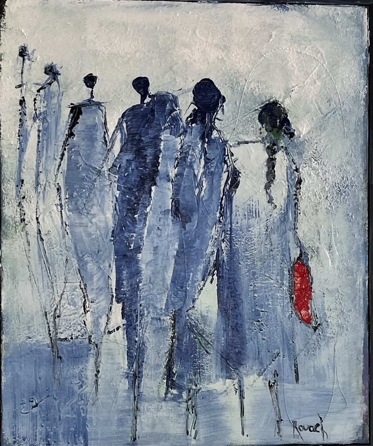 Bleues abstraites Marie Rouach