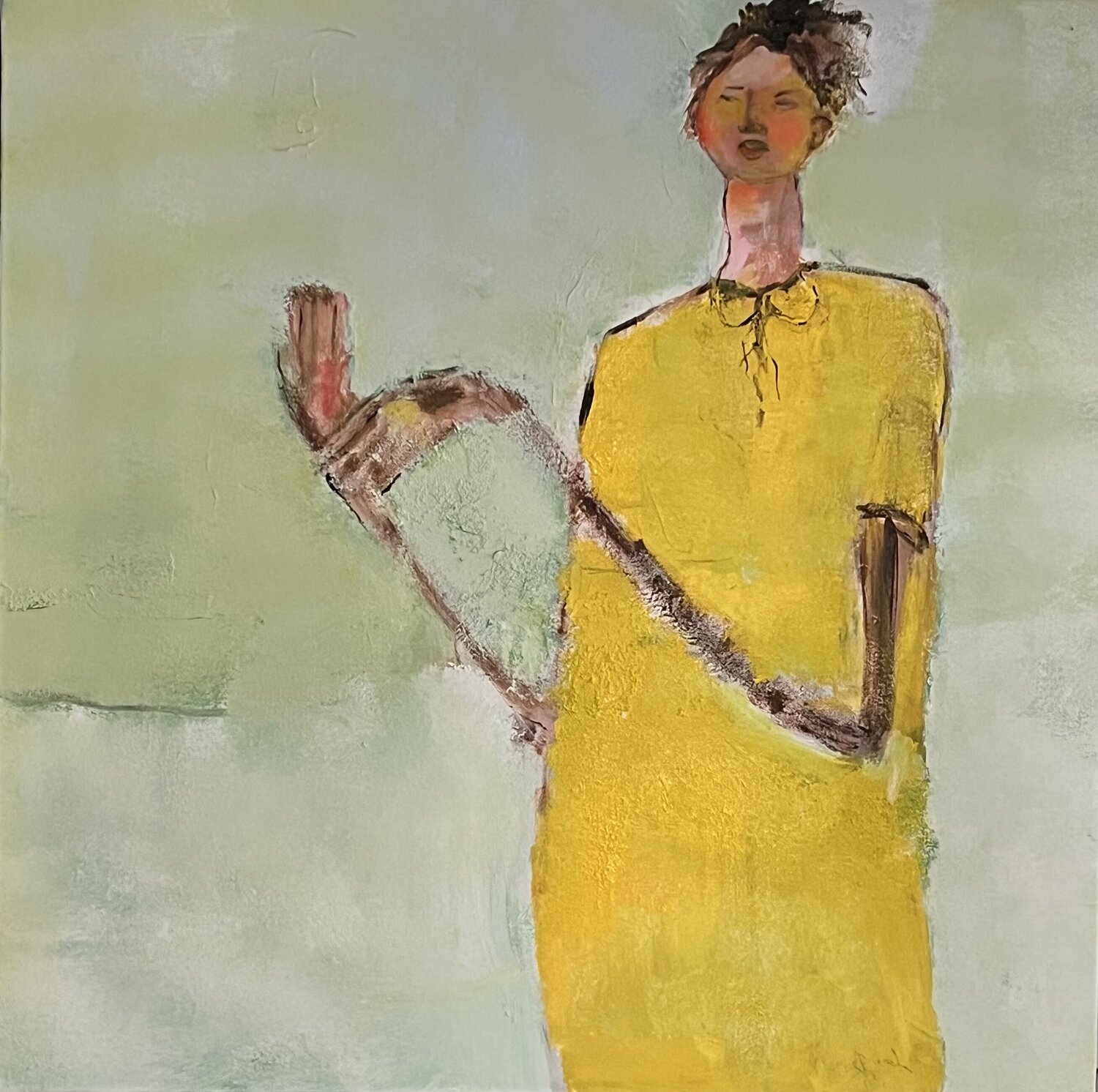 Jeune fille africaine Marie Rouach Originalgemälde zu verkaufen
