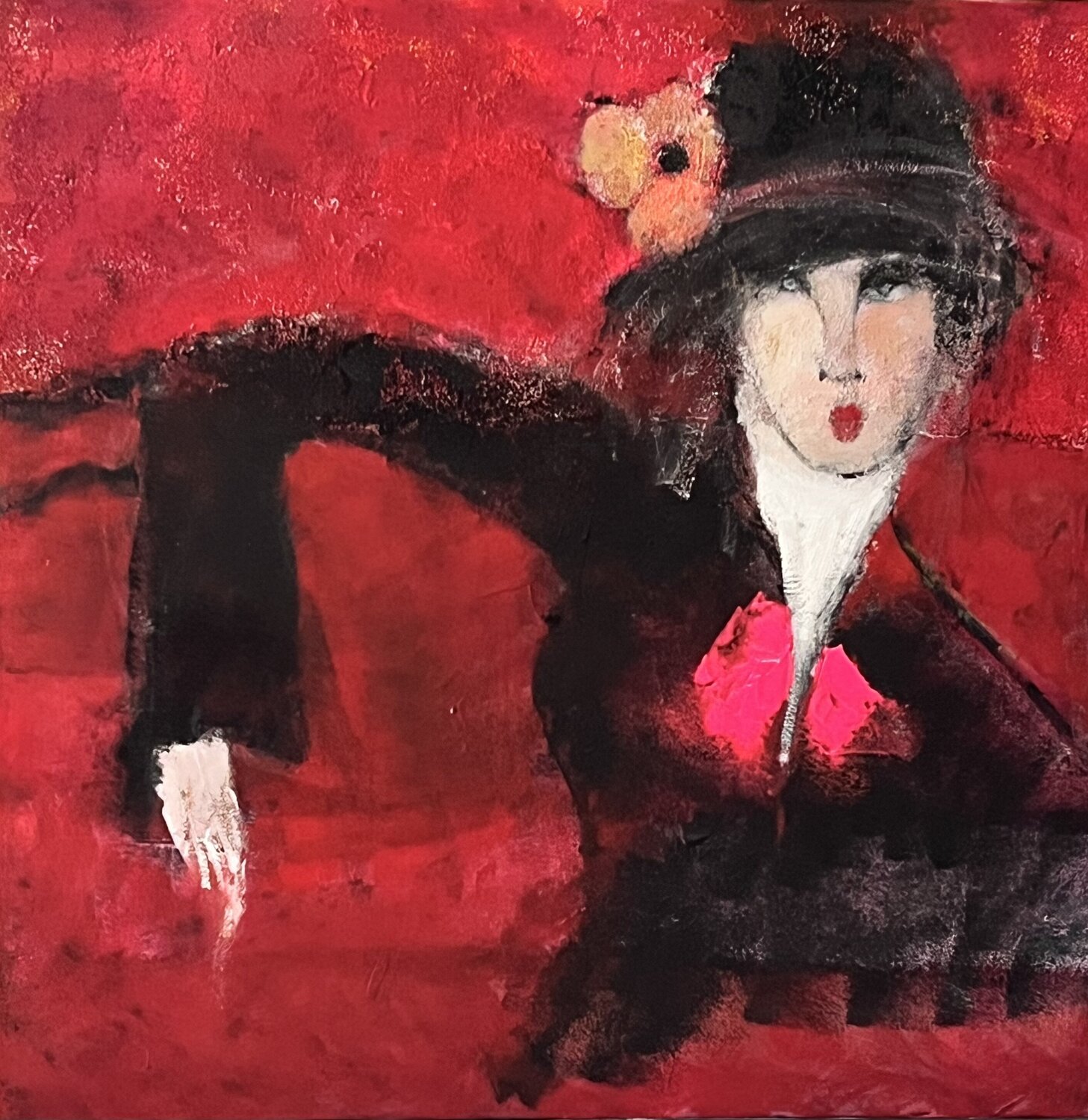 Dame au chapeau Marie Rouach