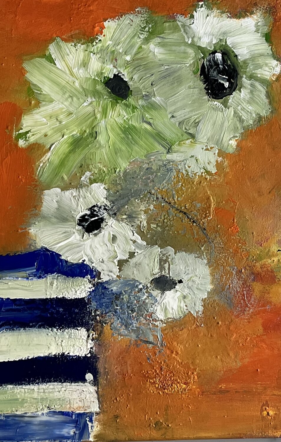 My flowers 3 ( revu et corrigé) Marie Rouach Originalgemälde zu verkaufen