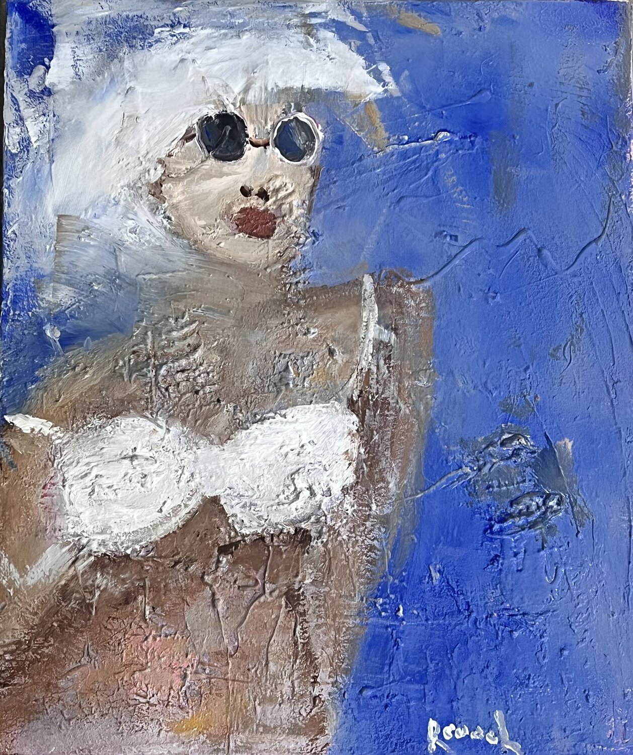 Maryline à la plage Marie Rouach Originalgemälde zu verkaufen