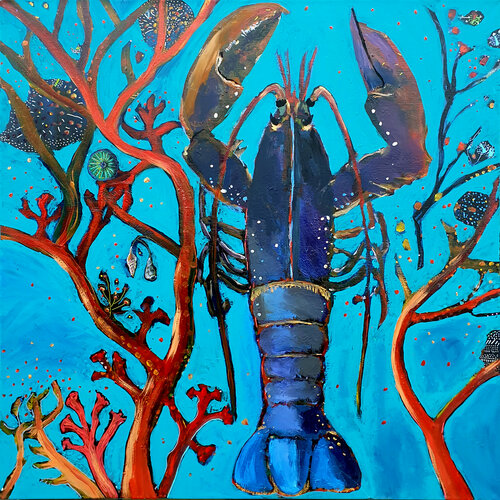 Homard di Philippe Abril, Pittura in vendita su Singulart