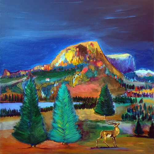 Solitude di Philippe Abril, Pittura in vendita su Singulart