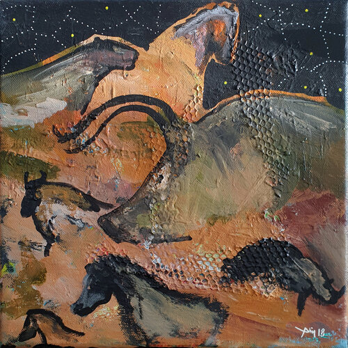 Pariétal I de Philippe Abril, Pintura a la venta en Singulart