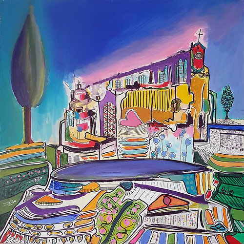 Chapelle di Philippe Abril, Pittura in vendita su Singulart