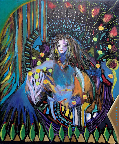 femme énergie di Philippe Abril, Pittura in vendita su Singulart