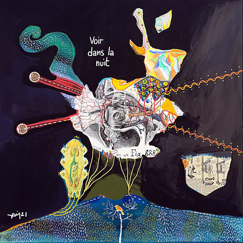 Voir dans la nuit van Philippe Abril, Schilderij te koop op Singulart