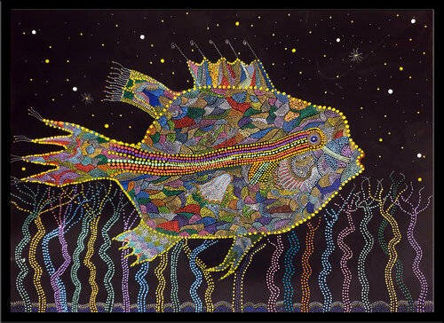 Rêve des profondeurs de Philippe Abril, Pintura a la venta en Singulart