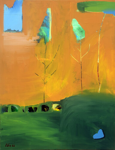 Un coin de verdure van Philippe Abril, Schilderij te koop op Singulart
