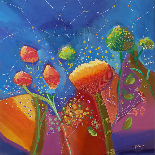 Belles de nuit di Philippe Abril, Pittura in vendita su Singulart