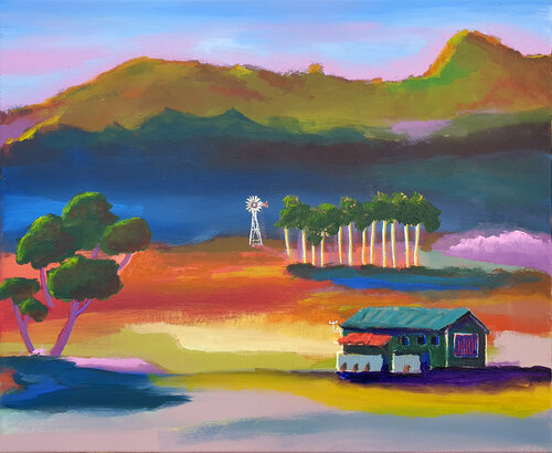 Le refuge di Philippe Abril, Pittura in vendita su Singulart
