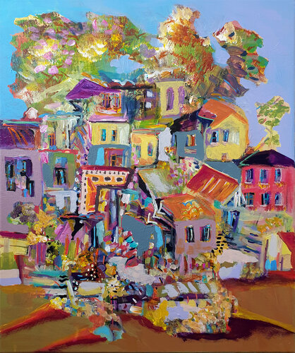Automne fauve de Philippe Abril, Pintura a la venta en Singulart