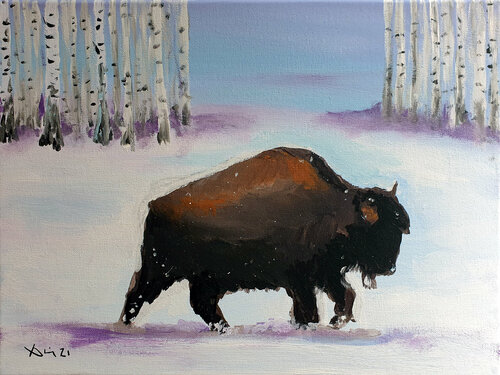 Neige di Philippe Abril, Pittura in vendita su Singulart