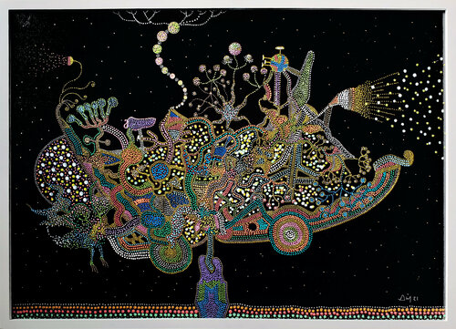 Chariot by Philippe Abril, Painting for Sale on Singulart