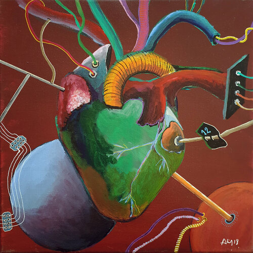 Mécanique du cœur di Philippe Abril, Pittura in vendita su Singulart