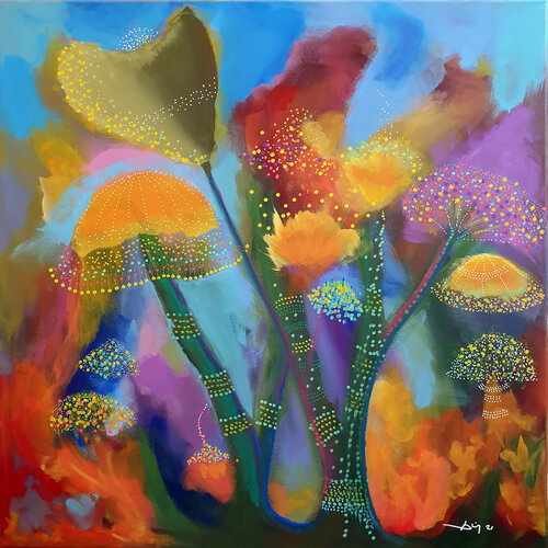 Eclaireuses di Philippe Abril, Pittura in vendita su Singulart