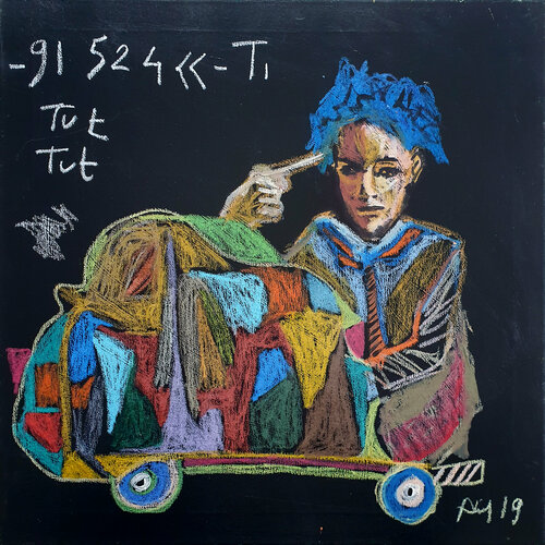 J.M.B. Colors tut tut ! von Philippe Abril, Malerei kaufen auf Singulart