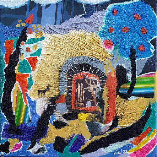 Heaven' gate for a child de Philippe Abril, Pintura a la venta en Singulart
