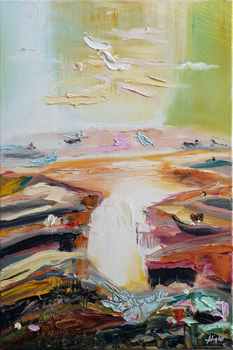 Les Gorges par Philippe Abril, Peinture en vente sur Singulart