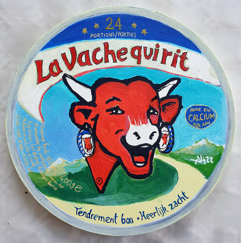 La Vache qui rit di Philippe Abril, Pittura in vendita su Singulart