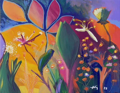 Un bout du paradis di Philippe Abril, Pittura in vendita su Singulart