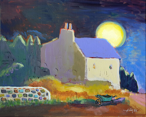 La ferme du Toine di Philippe Abril, Pittura in vendita su Singulart