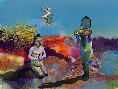 Les filles de Paula von Philippe Abril, Digital kaufen auf Singulart
