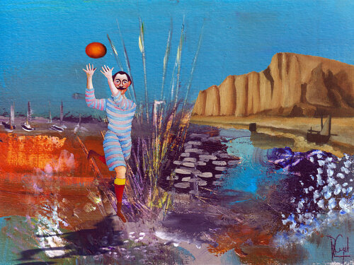 Ce cher Henri by Philippe Abril, Digital for Sale on Singulart