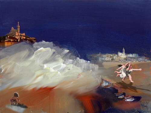 Baigneuses von Philippe Abril, Digital kaufen auf Singulart