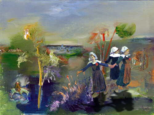 Jeux d'enfants von Philippe Abril, Digital kaufen auf Singulart