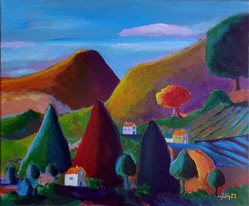 Auvergne di Philippe Abril, Pittura in vendita su Singulart