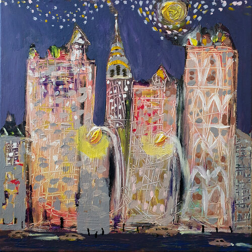 Midtown di Philippe Abril, Pittura in vendita su Singulart