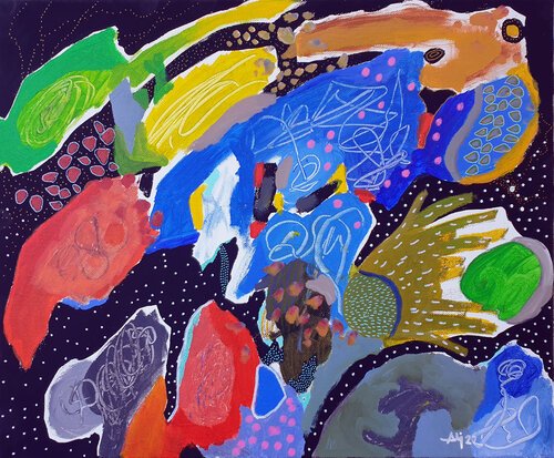 Enfant sauvage by Philippe Abril, 회화 for Sale on Singulart