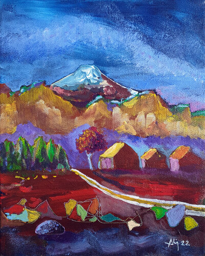 Route jaune von Philippe Abril, Malerei kaufen auf Singulart