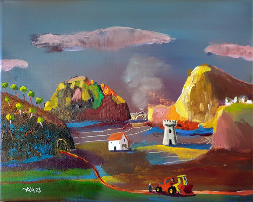 Jeudi après-midi von Philippe Abril, Malerei kaufen auf Singulart