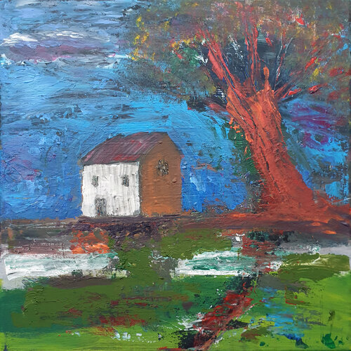 Après la pluie van Philippe Abril, Schilderij te koop op Singulart