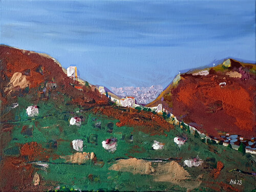 Les remparts du Vaucluse van Philippe Abril, Schilderij te koop op Singulart
