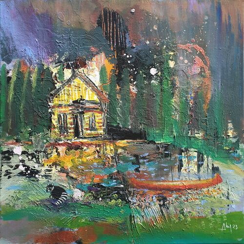 Racoon by Philippe Abril, Painting for Sale on Singulart