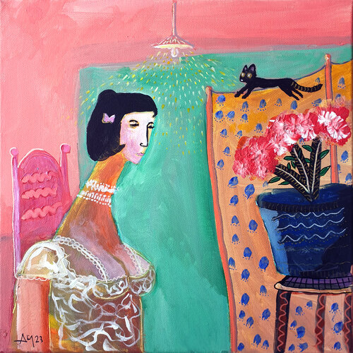 Mademoiselle di Philippe Abril, Pittura in vendita su Singulart