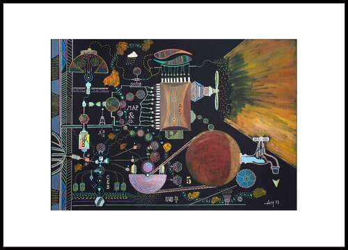 WAP & Co water machine di Philippe Abril, Pittura in vendita su Singulart