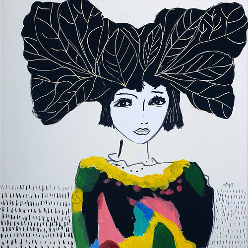 Sarah des forêts by Philippe Abril, 회화 for Sale on Singulart
