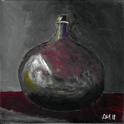 Bonbonne à vinaigre par Philippe Abril, Peinture en vente sur Singulart
