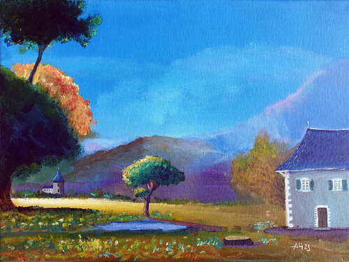 Berry de rêve van Philippe Abril, Schilderij te koop op Singulart