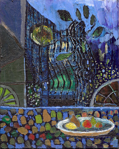Assiette aux fruits di Philippe Abril, Pittura in vendita su Singulart