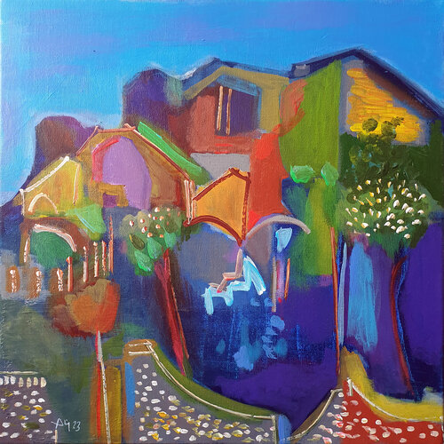 Maisons du Sud de Philippe Abril, Pintura a la venta en Singulart