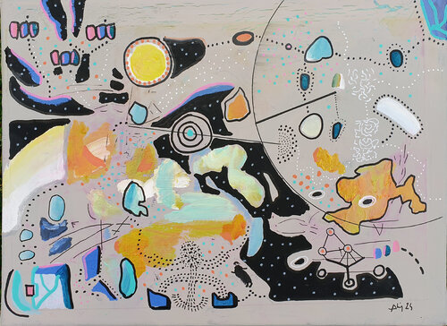 Boson de Higgs di Philippe Abril, Pittura in vendita su Singulart