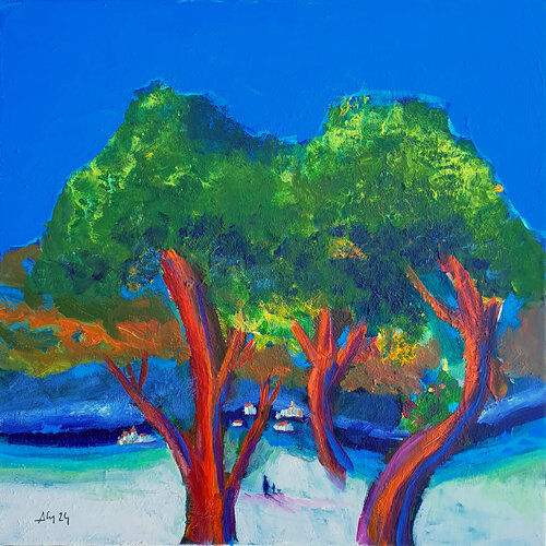Promenade Fauve de Philippe Abril, Pintura a la venta en Singulart