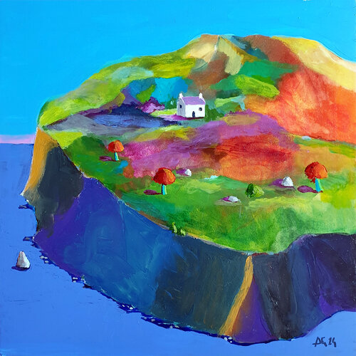 Paradis sur mer van Philippe Abril, Schilderij te koop op Singulart