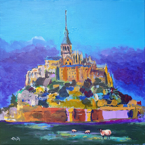 Saint-Michel von Philippe Abril, Malerei kaufen auf Singulart